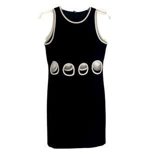 1990’s LAUNDRY brand Shelli Segal Black & White dress. Size 6